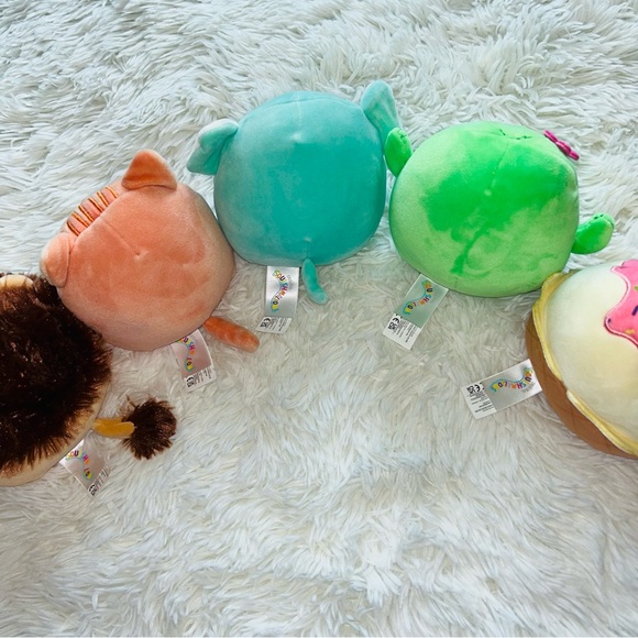 Lot of 5 Squishmallows lion cat elephant cactus ice cream - Picture 9 of 9